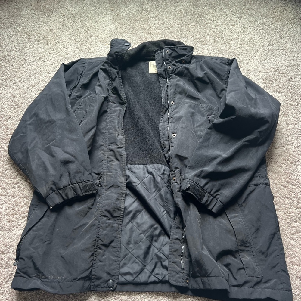 Black Jacket with Fleece Lining
